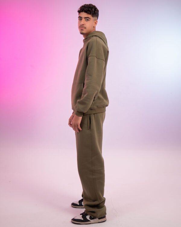 olive green hoodie - Image 8
