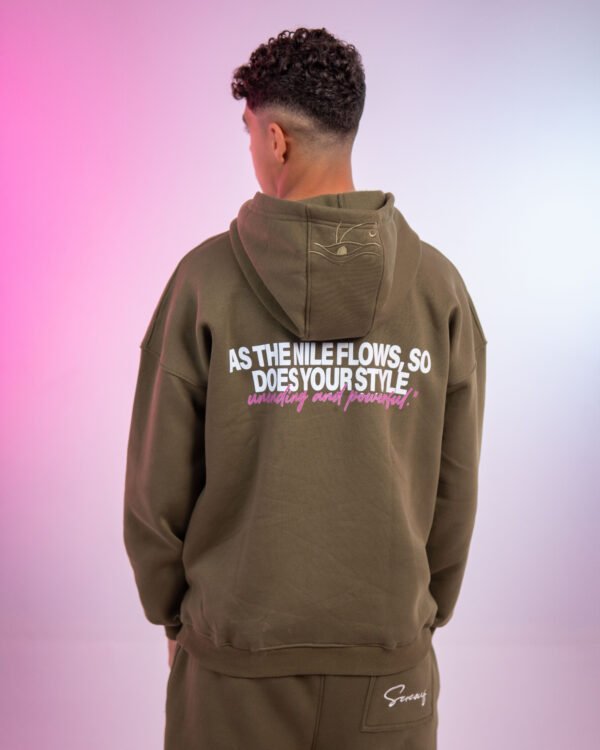 olive green hoodie - Image 7