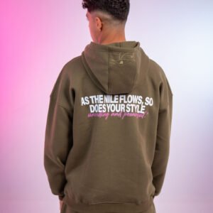 olive green hoodie - Image 7