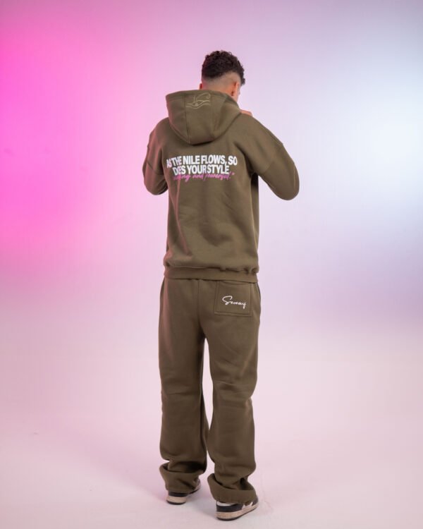 olive green sweatpants - Image 4