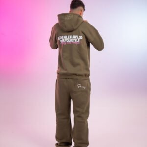 olive green sweatpants - Image 4