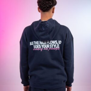 navy Blue Hoodie - Image 2