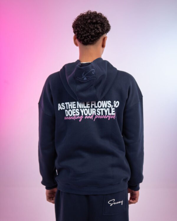 navy Blue Hoodie - Image 2