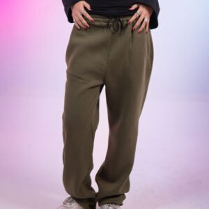 olive green sweatpants