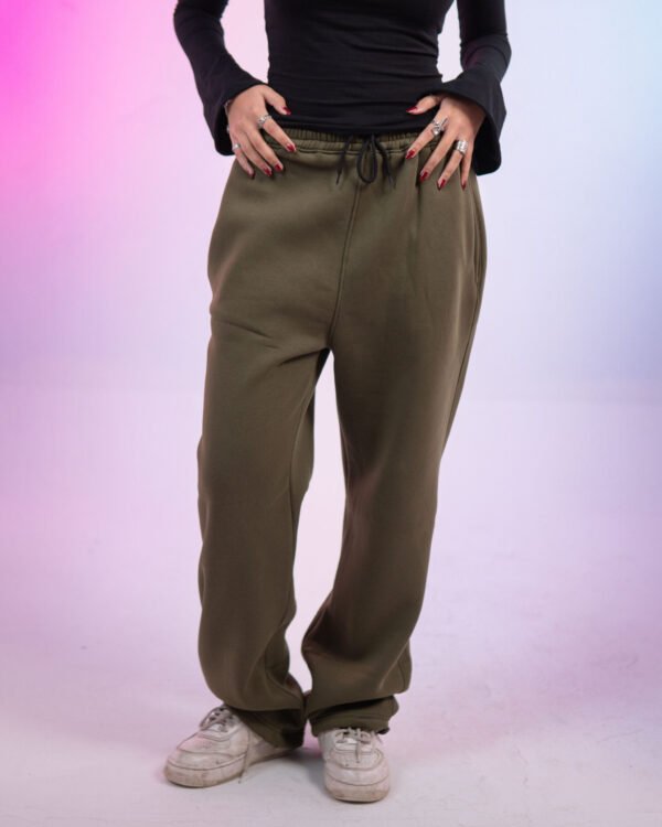 olive green sweatpants
