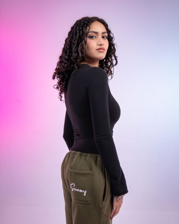 olive green sweatpants - Image 7