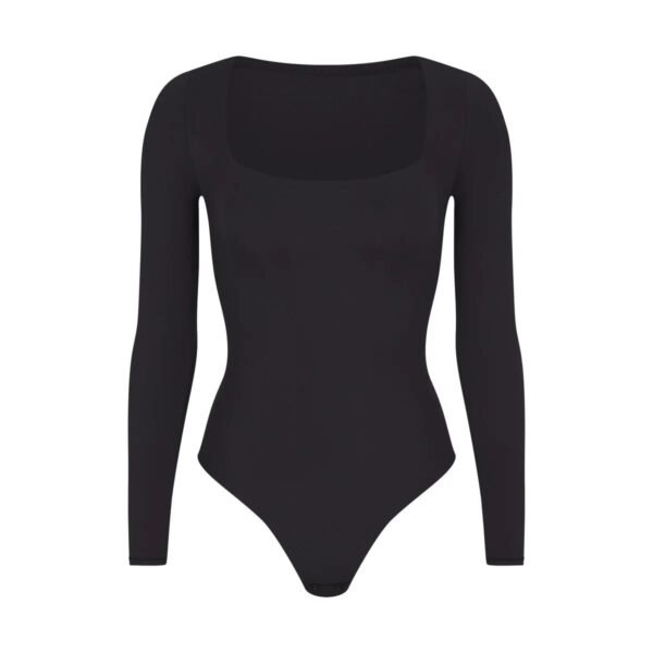 Black Squared neck bodysuit