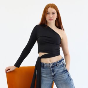 IMG_6139 One shoulder black top