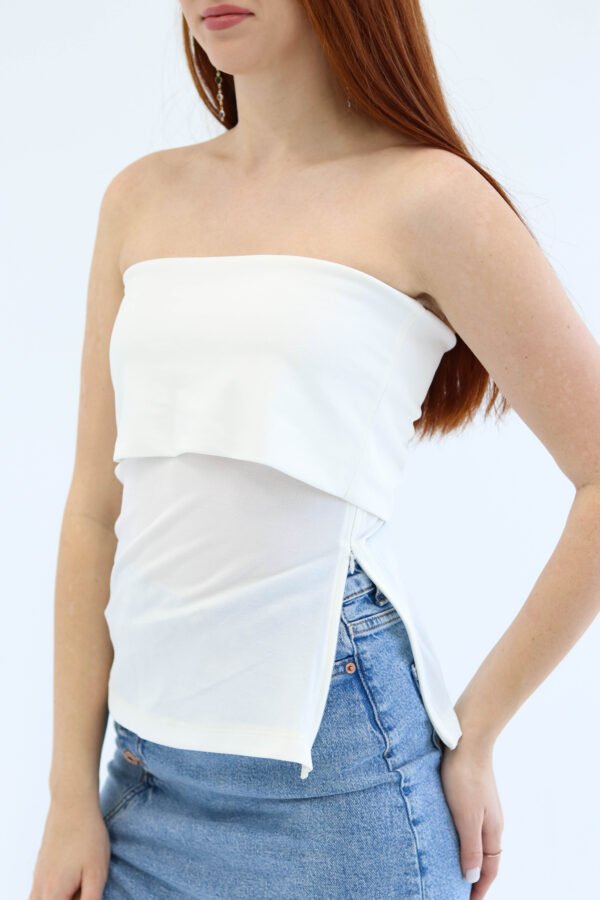 Sleeveless White Top - Image 2