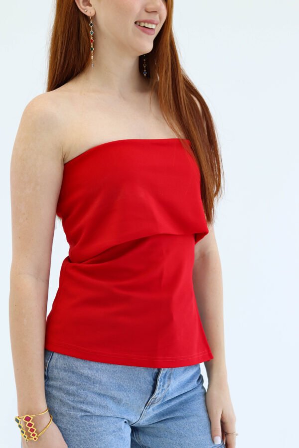 Sleeveless Red Top - Image 7