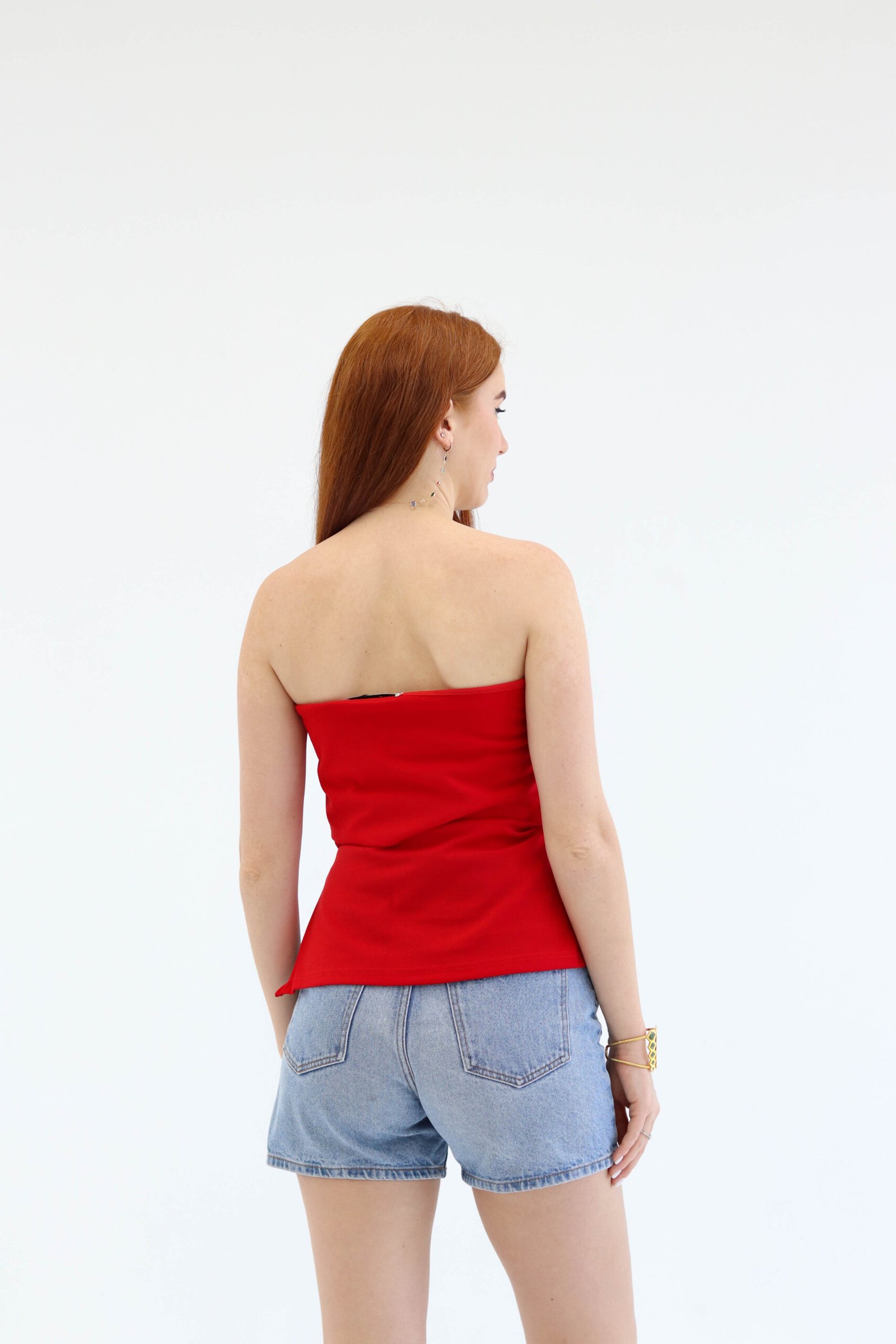 Sleeveless Red Top - Image 3