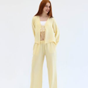 Yellow linen set