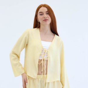 Yellow linen set - Image 5