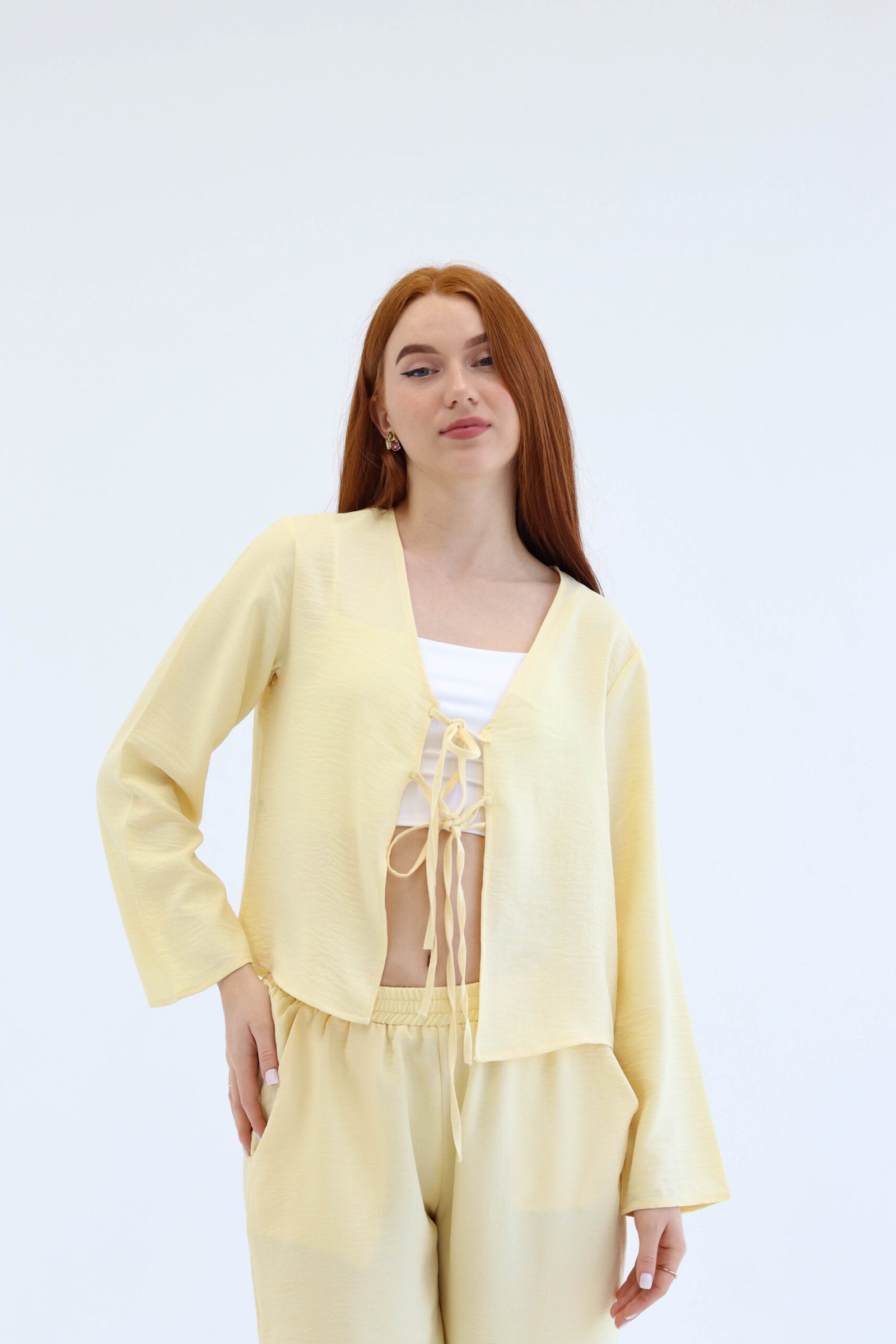 Yellow linen set - Image 5