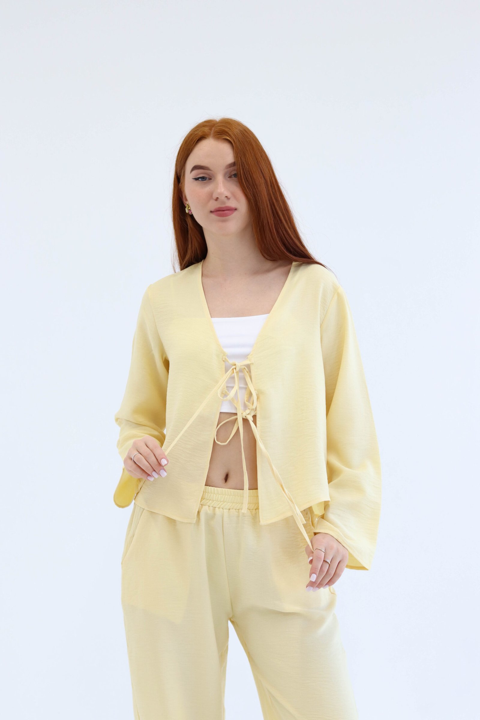 Yellow linen set - Image 6