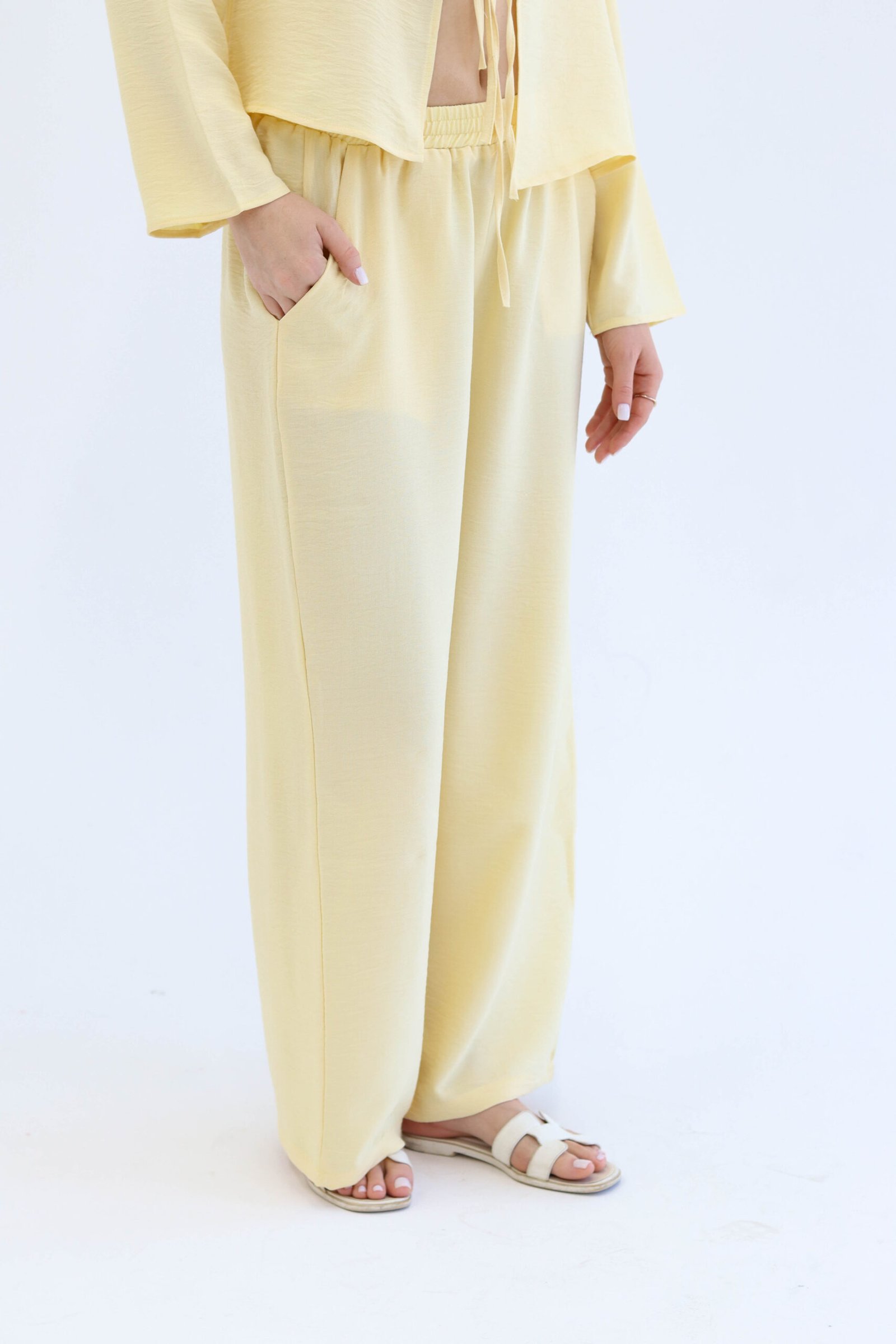 Yellow linen set - Image 8