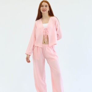 Pink Linen Set