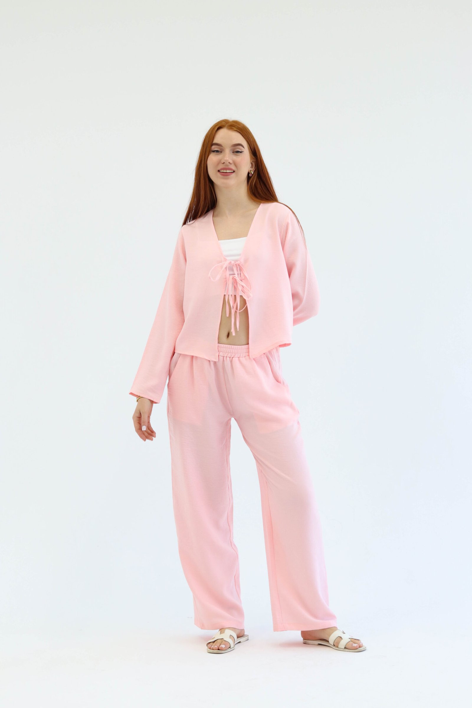 Pink Linen Set - Image 1