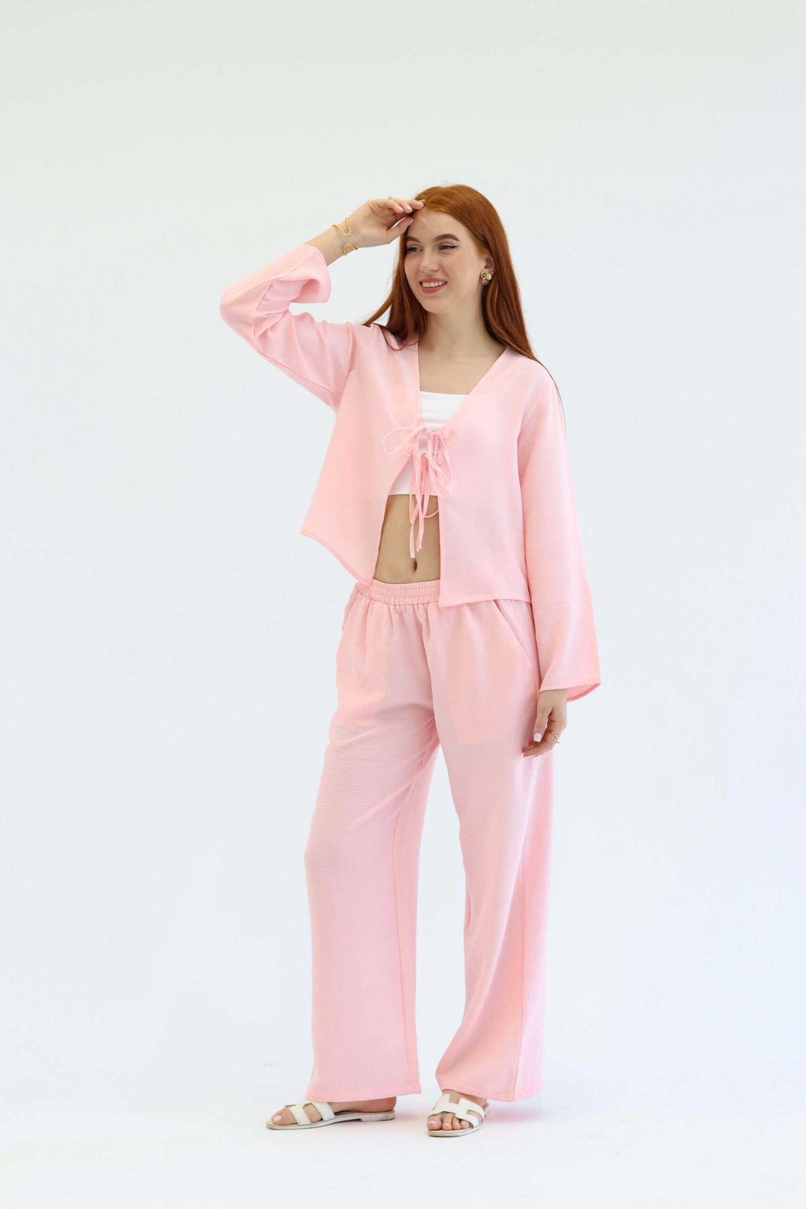 Pink Linen Set - Image 2