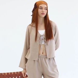 Khaki Linen Set - Image 2
