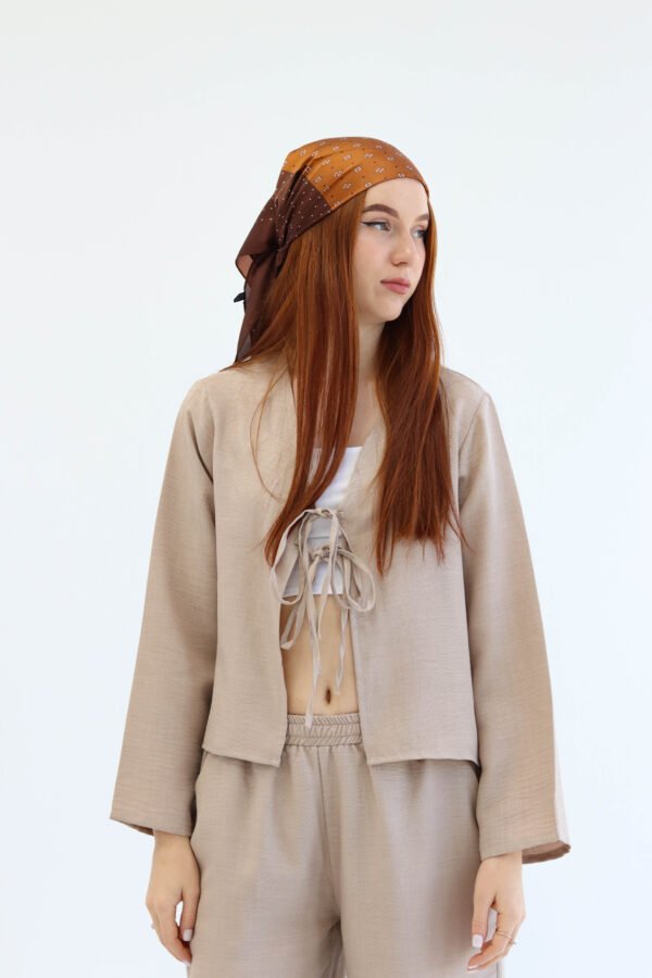 Khaki Linen Set - Image 3