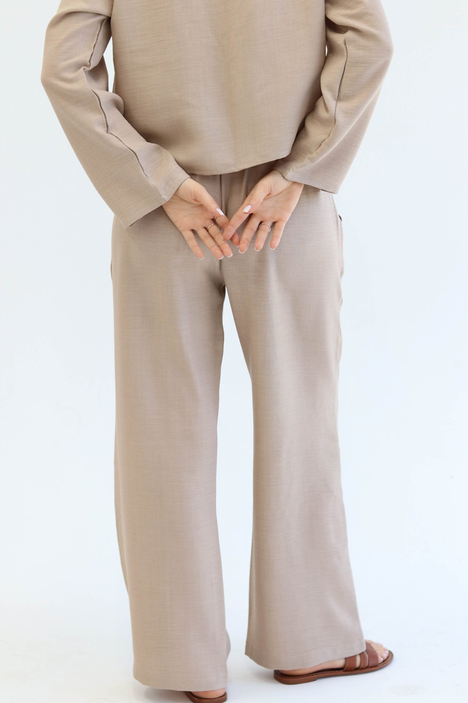 Khaki Linen Set - Image 6