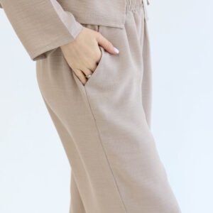 Khaki Linen Set - Image 5