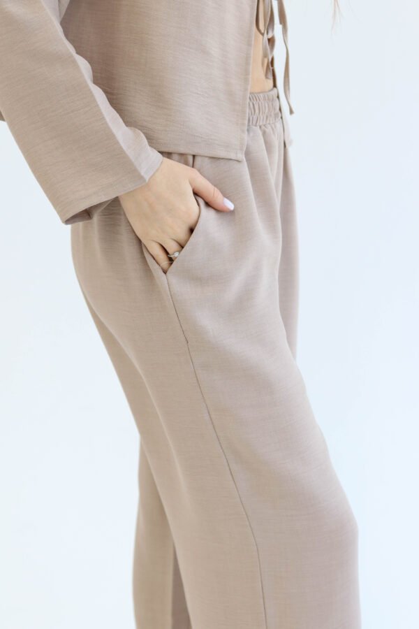 Khaki Linen Set - Image 5