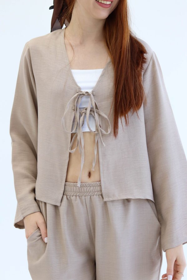 Khaki Linen Set - Image 7
