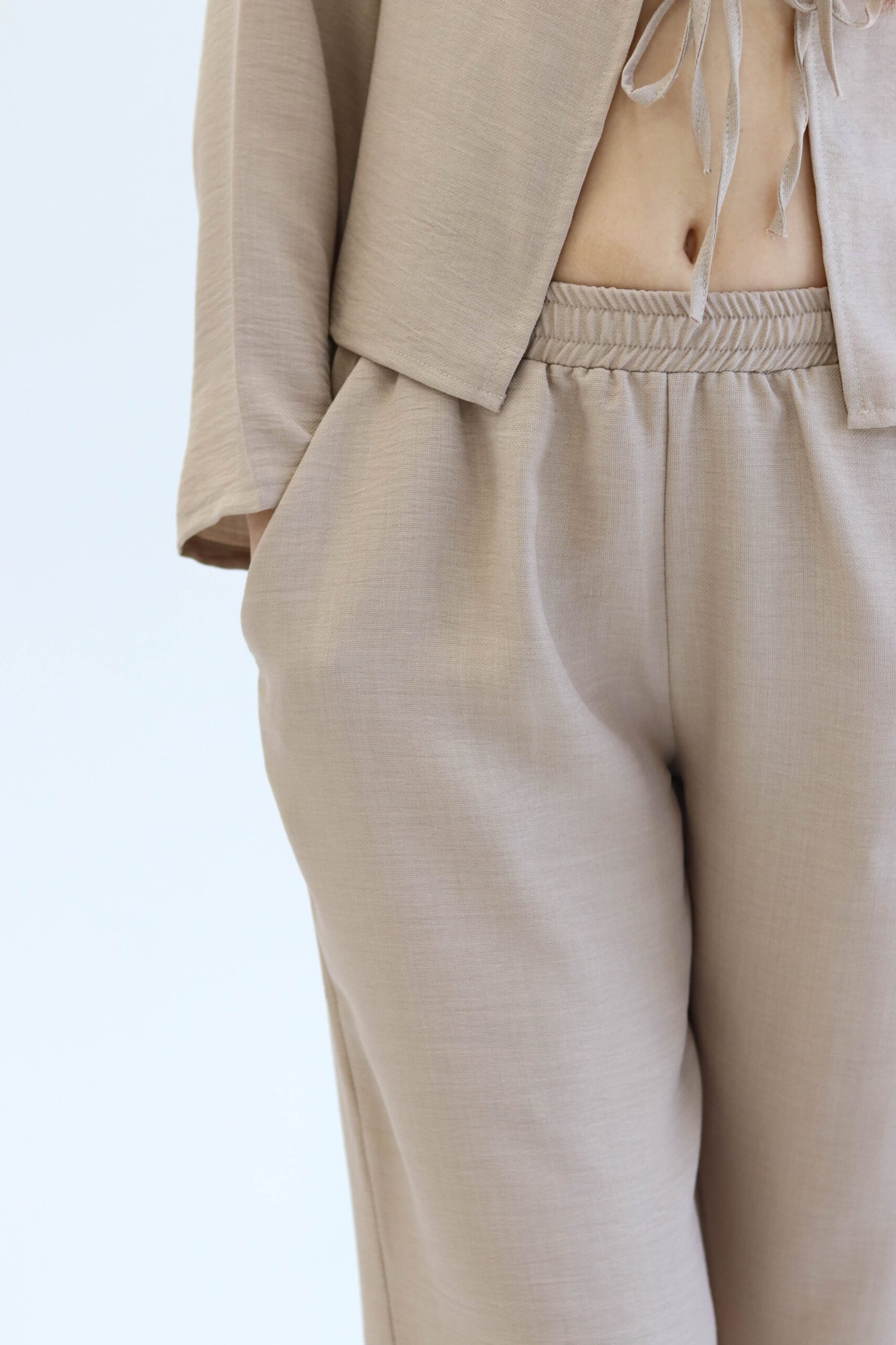 Khaki Linen Set - Image 9