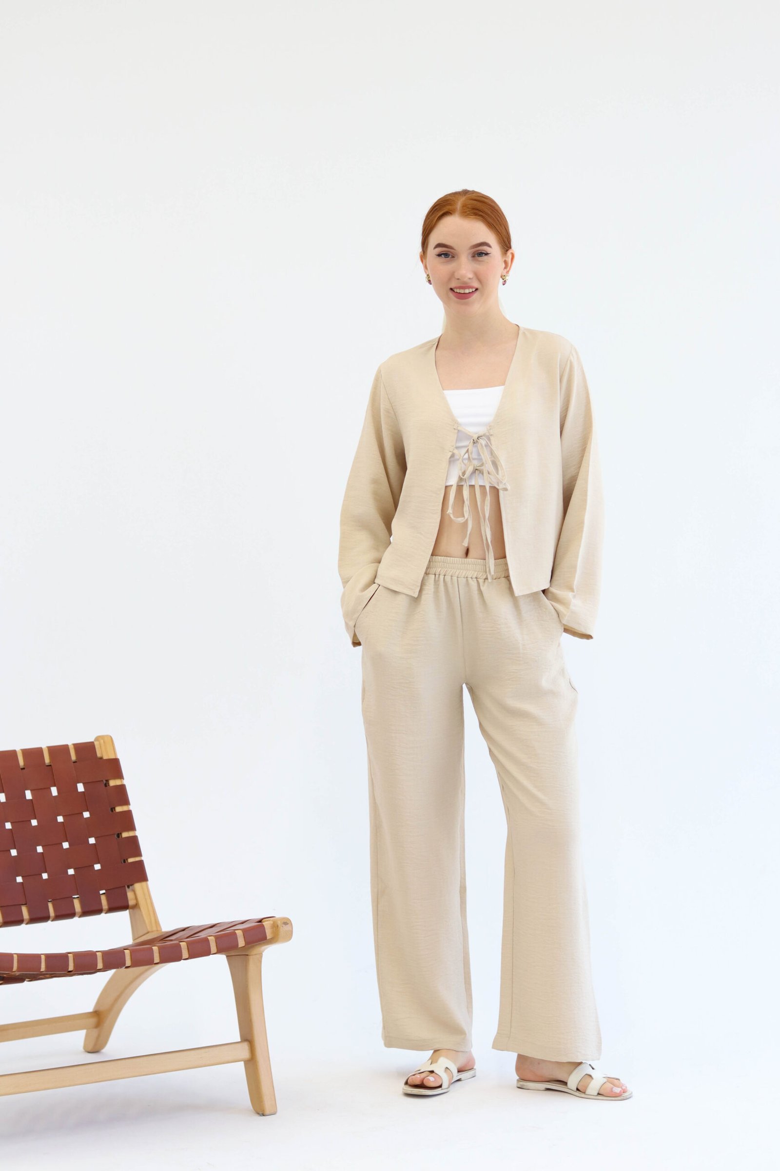 Beige linen Set - Image 1