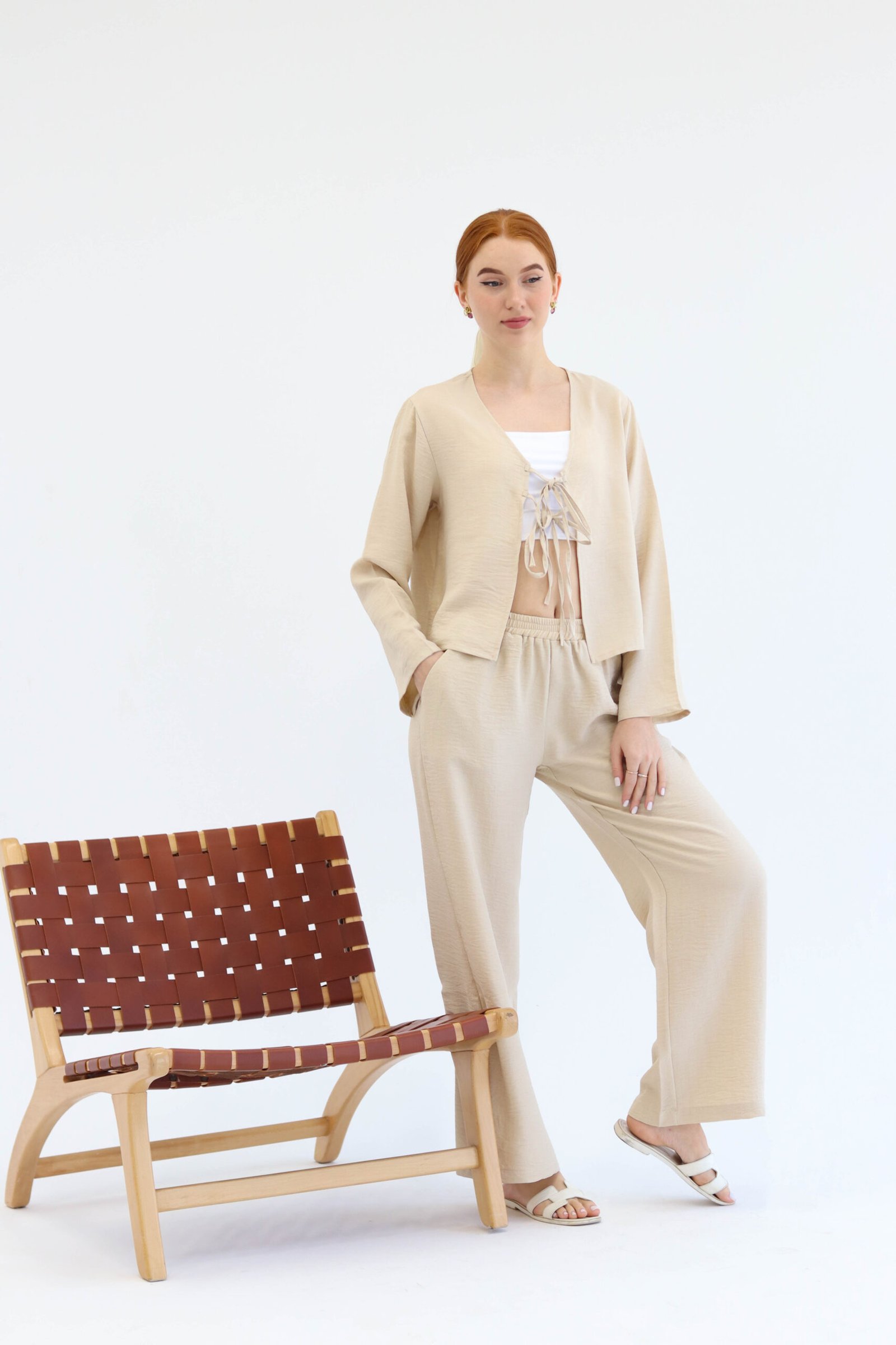 Beige linen Set - Image 3