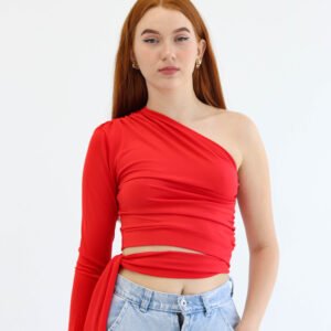 IMG_6498 One shoulder red top